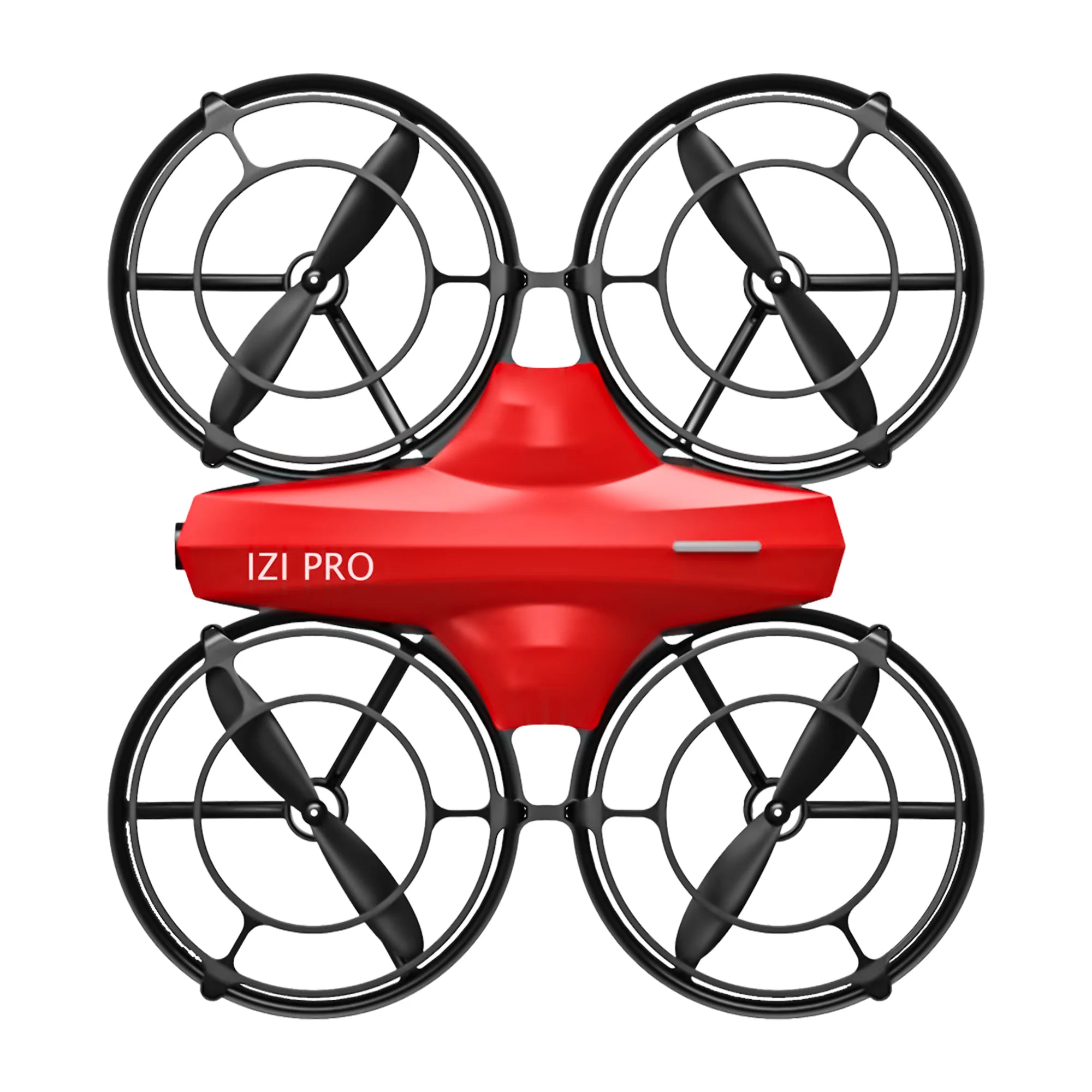 IZI PRO Nano Drone 720P HD Camera 2 Batteries with Battle Mode | One-Key Start, Altitude Hold | 360? Flip, Gesture Control | 10 Minutes Fly Time | Portable Mini RC Drone for Kids & Beginners (Red) - cambuy-lives