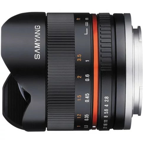 Samyang MF 8mm f/2.8 UMC Fisheye II Lens