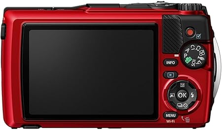 OM SYSTEM Tough TG-7 Digital Underwater Camera (Red)