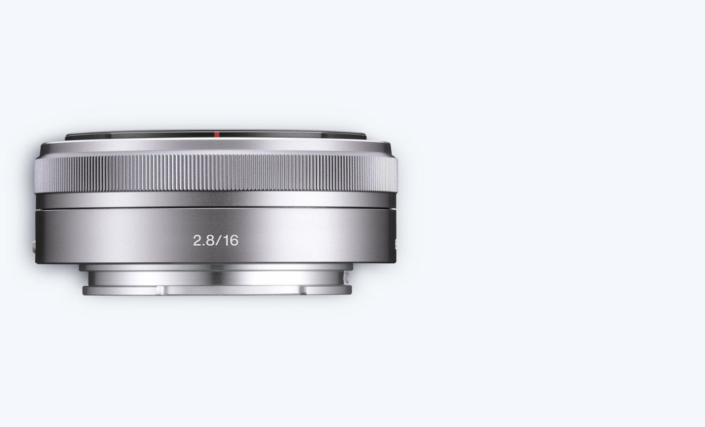 Sony E 16mm F2.8 APS-C Wide-Angle Prime Lens for APS-C Cameras (SEL16F28) - cambuy-lives