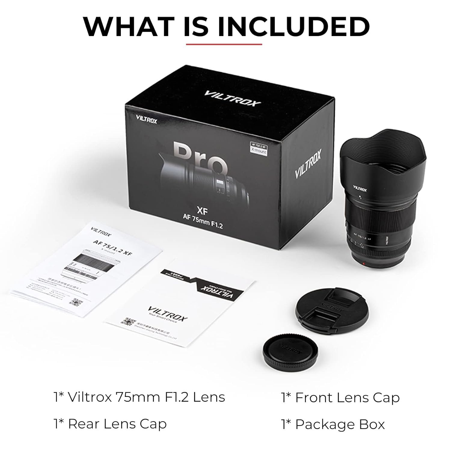 Viltrox 75mm F1.2 Pro Level Autofocus Lens for Fuji X-Mount Mirrorless Cameras - cambuy-lives
