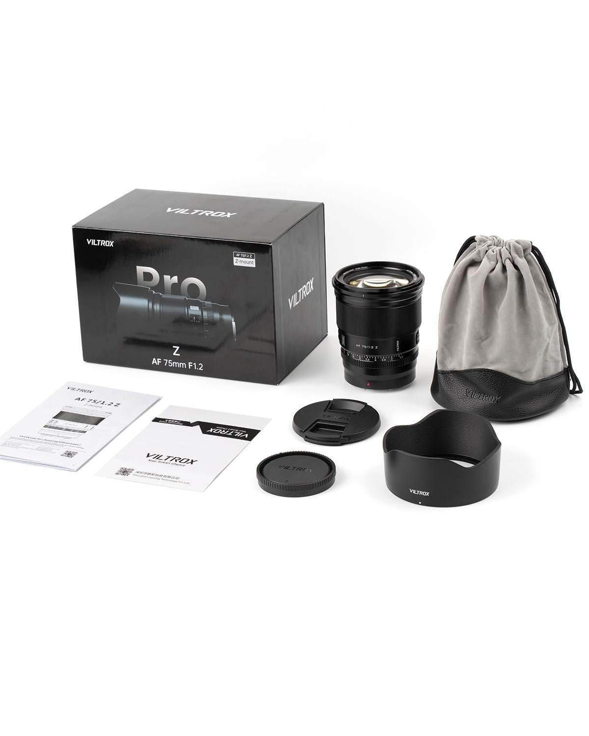 VILTROX 75mm f/1.2 F1.2 PRO Auto Focus Lens for Nikon Z-Mount Camera - cambuy-lives