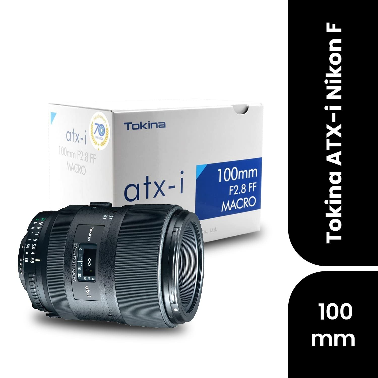 Tokina ATX-I 100mm F/2.8 AF Macro Lens for Nikon Full Frame DSLR Camera - cambuy-lives