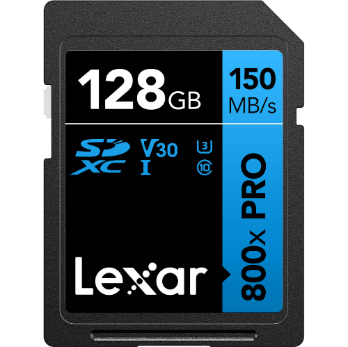 Lexar High-Performance 800xPRO SDHC/SDXC 128GB UHS-I Card BLUE Series - cambuy-lives