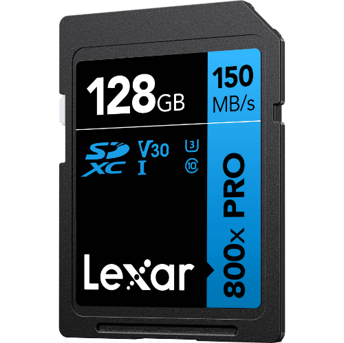 Lexar High-Performance 800xPRO SDHC/SDXC 128GB UHS-I Card BLUE Series - cambuy-lives