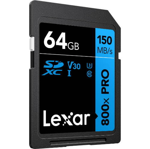 Lexar High-Performance 800xPRO SDHC/SDXC 64GB UHS-I Card BLUE Series - cambuy-lives