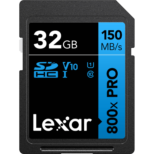 Lexar High-Performance 800xPRO SDHC/SDXC 32GB UHS-I Card BLUE Series - cambuy-lives
