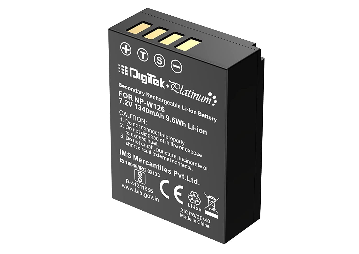 Digitek Platinum Battery Pack for NP-W126 - cambuy-lives