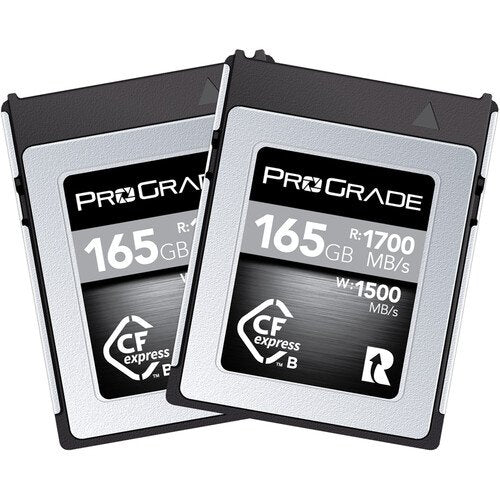 ProGrade Digital 165GB CFexpress 2.0 Type B Cobalt Memory Card (2-Pack) - cambuy-lives