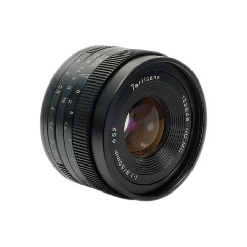 7artisans 50mm f/1.8 Lens for Fujifilm X / Black