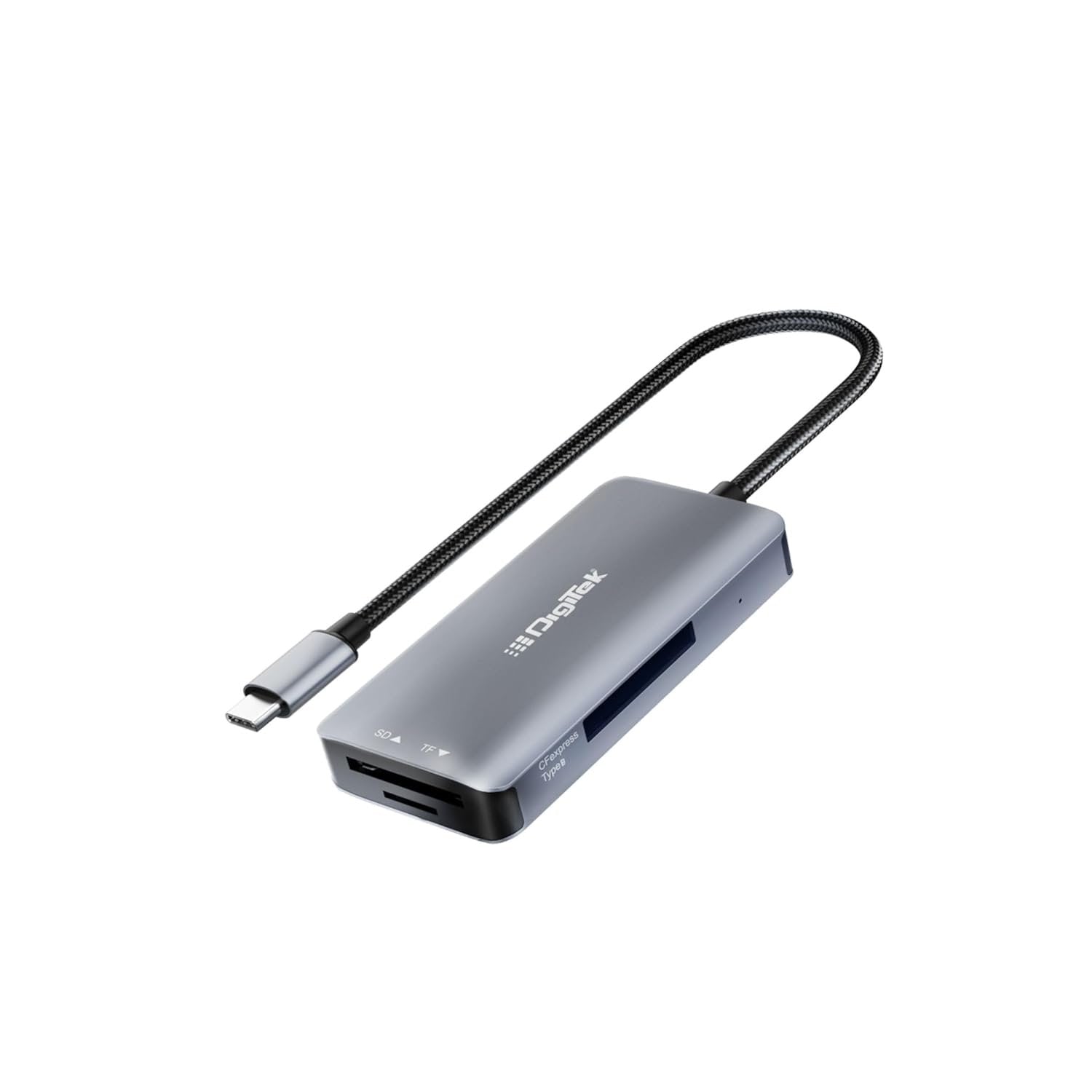 DIGITEK DCR-104 CFB 2-in-2 CF Express Type B & SDXC USB 3.2 Card Reader - cambuy-lives