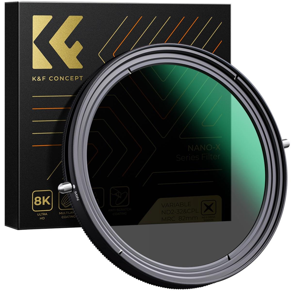 K&F Concept 72mm Nano-X Series Variable ND2-ND32 & CPL 2-in-1 Filter - cambuy-lives