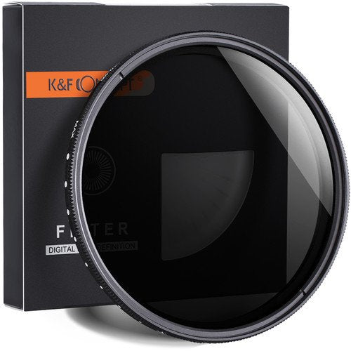 K&F Concept 55mm Variable Fader ND2-ND400 Filter - cambuy-lives