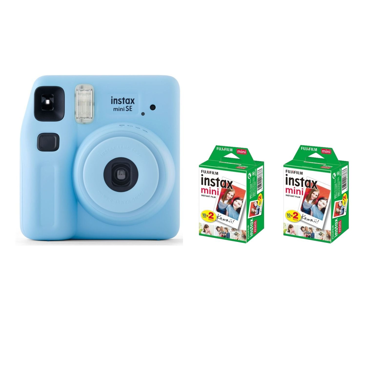 Fujifilm Instax Mini SE Joy Pack Instant Camera Blue - cambuy-lives