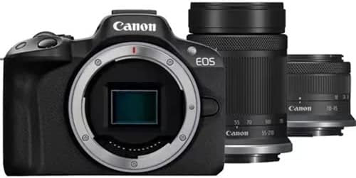 Canon Mirrorless EOS R50 (RF-S18-45mm f/4.5-6.3 IS STM & RF-S55-210mm f/5-7.1 IS STM) - cambuy-lives