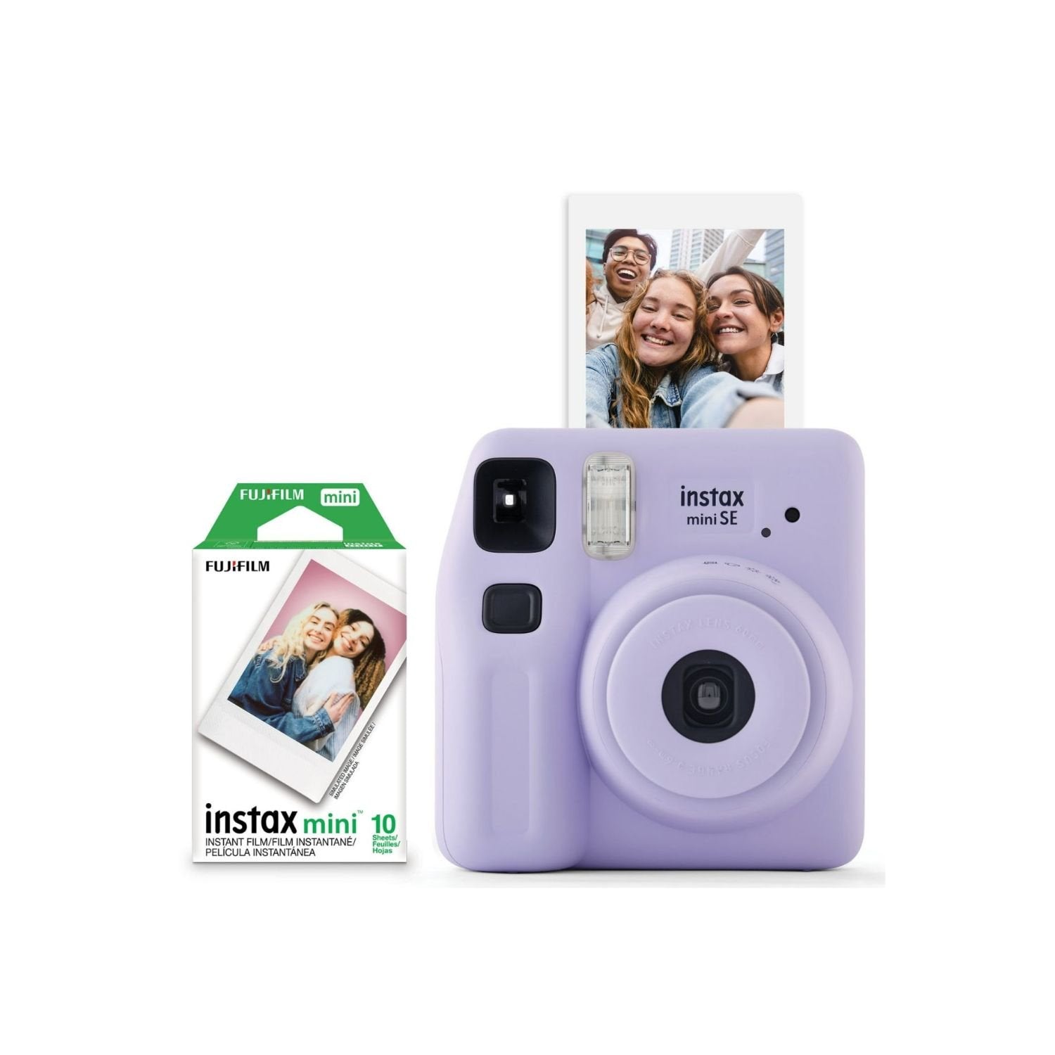 Fujifilm Instax Mini SE Fun Pack Instant Camera Purple - cambuy-lives