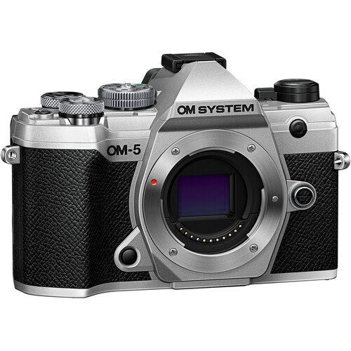 OM SYSTEM OM-5 Mirrorless Camera Body Only-SILVER - cambuy-lives