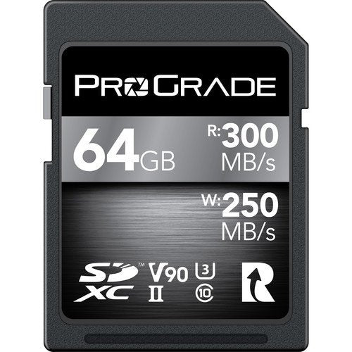 ProGrade Digital 64GB UHS-II V90 SDXC Memory Card - cambuy-lives