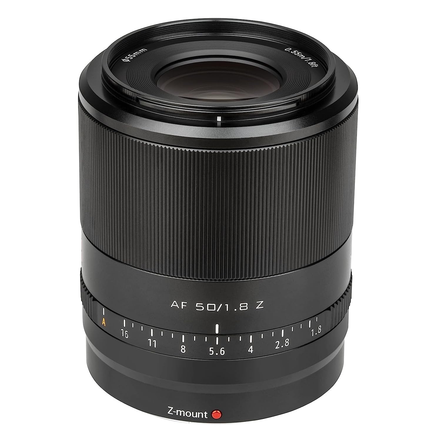 VILTROX 50mm f/1.8 STM Auto Focus Prime Full Frame Lens for Nikon Z-Mount Cameras - Z5, Z50, Z6, Z6 II, Z7, Z7 II with 55mm Lens Filter (VILTROX0048) - cambuy-lives