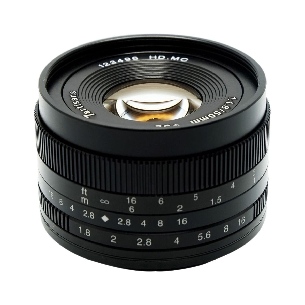 7artisans 50mm f/1.8 Lens for Sony E / Black - cambuy-lives
