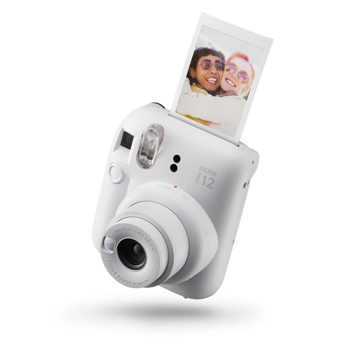 Fujifilm Instax Mini 12 Instant Camera - Clay White with FREE BAG AND CARTAGE - cambuy-lives