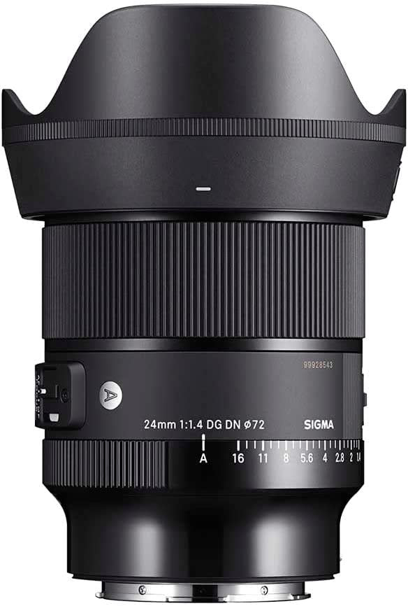 Sigma 24mm f/1.4 DG HSM Art Lens for Sony E-Mount Cameras (Black) - cambuy-lives