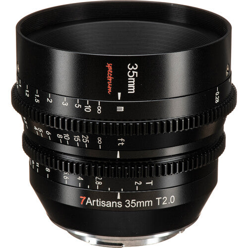7artisans 35mm T2.0 Cine Lens for L Mount / Full Frame / Black - cambuy-lives