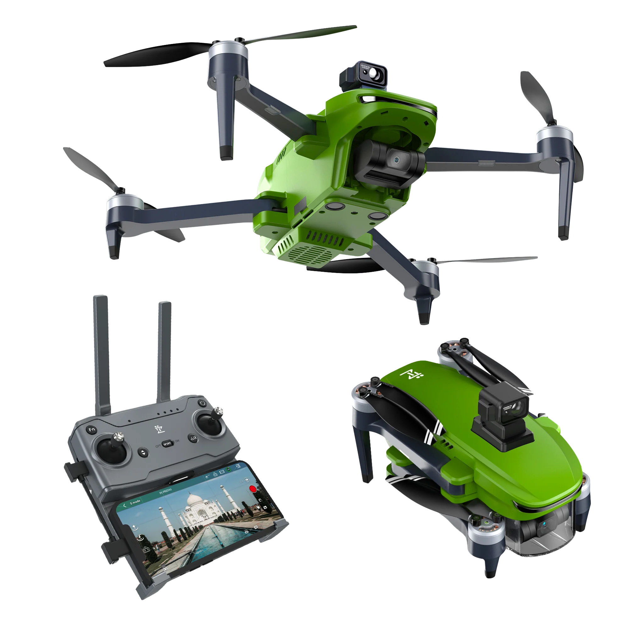 IZI Sky 4K 20MP CMOS 1/3.06 Camera Drone, 360 Obstacle Avoidance, 3 Axis Gimbal 5KM Transmission, Cinematic Vertical Shooting, Precision Hovering, 10+ Flying Modes, RTH, Return to Home, 2X Batteries (70 Mins Flight) - cambuy-lives