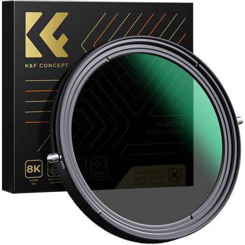 K&F Concept 49mm Nano-X Series Variable ND2-ND32 & CPL 2-in-1 Filter 1-5 Stop - cambuy-lives