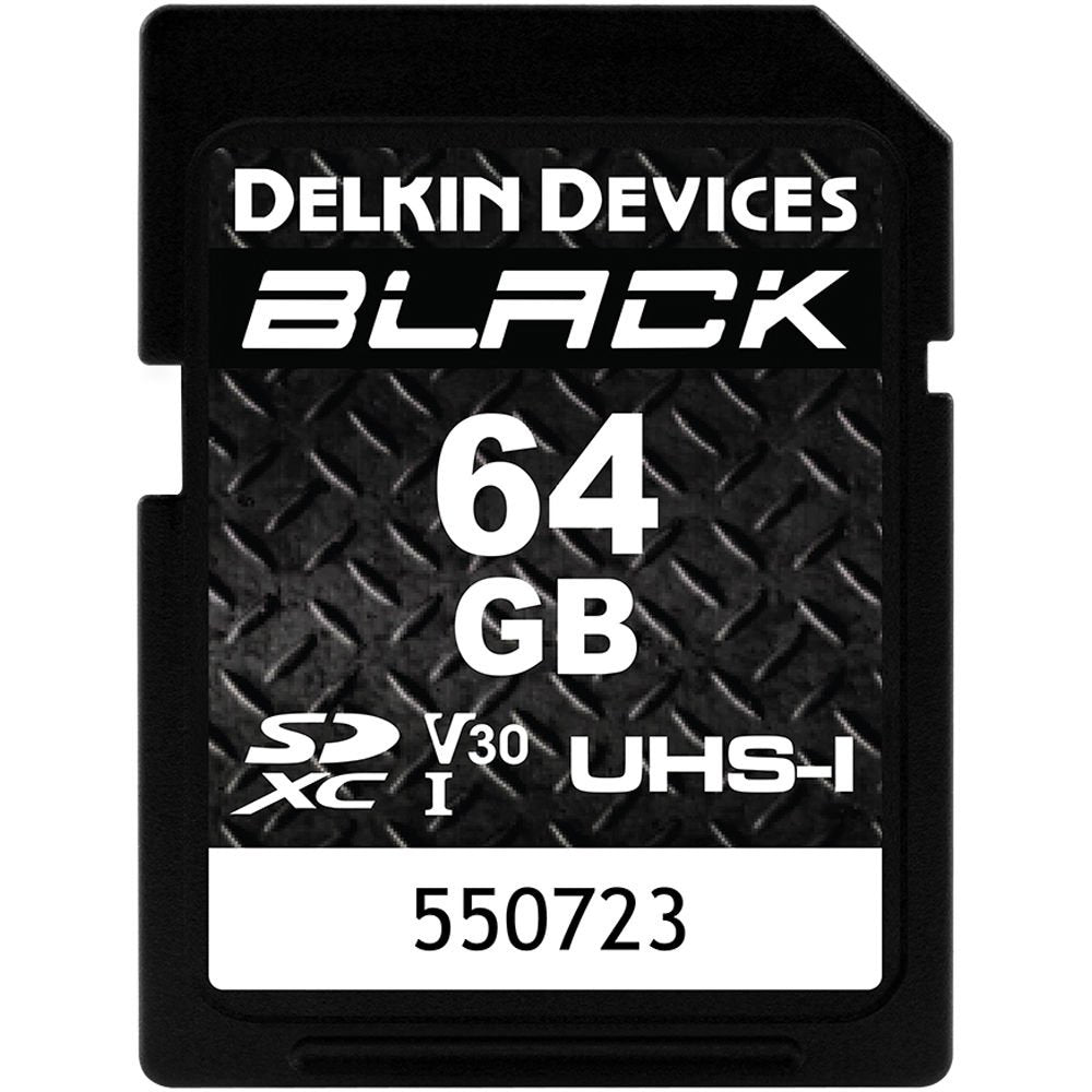 Delkin Devices 64GB BLACK UHS-I SDXC Memory Card - cambuy-lives
