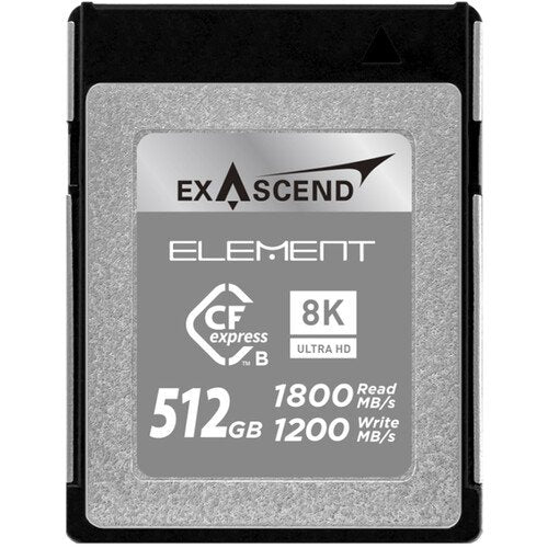 Exascend 512GB Element Series CFexpress Type B Memory Card - cambuy-lives