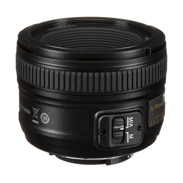 Nikon AF-S NIKKOR 50mm F/1.8G Prime Lens for DSLR Camera