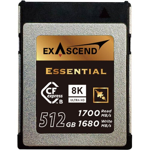 Exascend 512GB Essential Series CFexpress Type B Memory Card - cambuy-lives