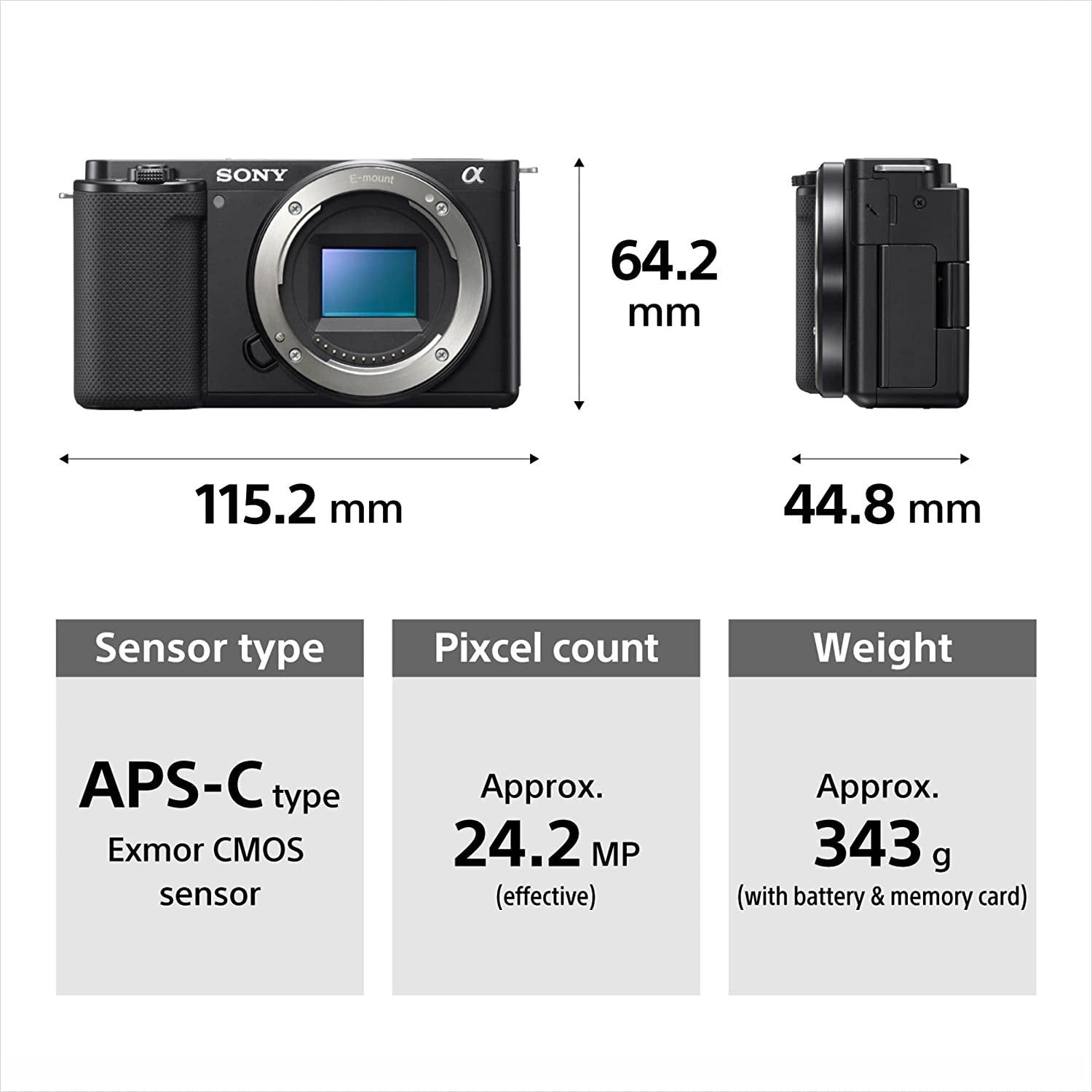 Sony Alpha ZV-E10 Mirrorless Camera with16-50mm Lens - cambuy-lives