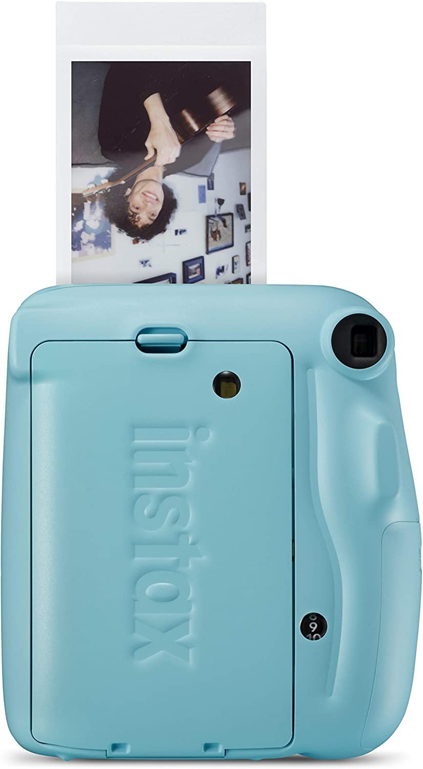 Fujifilm instax Mini 11instant Film Camera, auto Exposure and Built-in Selfie Lens, Sky Blue - cambuy-lives