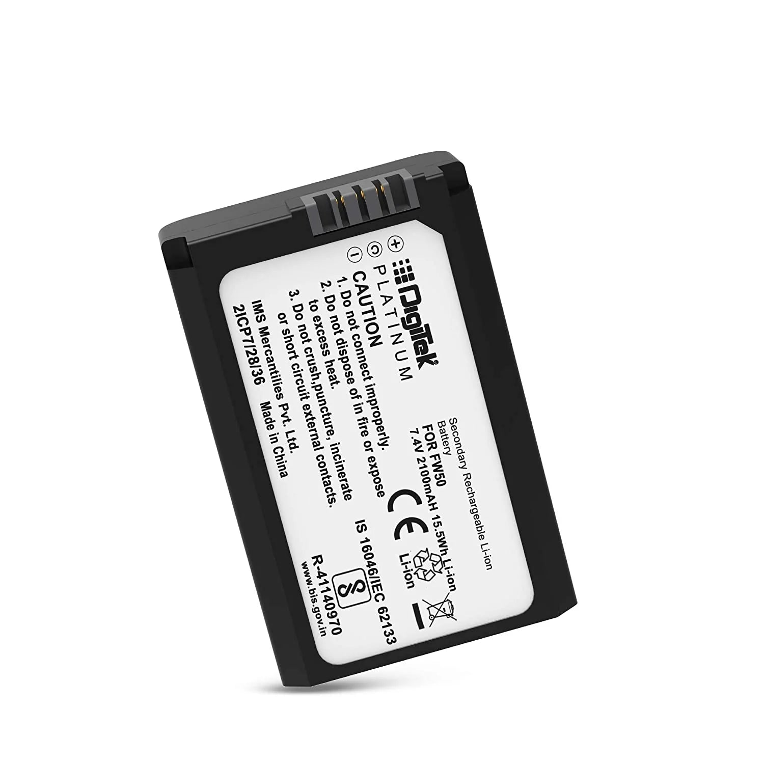DigiTek (Platinum FW-50) Platinum Lithium-ion Rechargeable Battery for Sony DSLR Camera - cambuy-lives