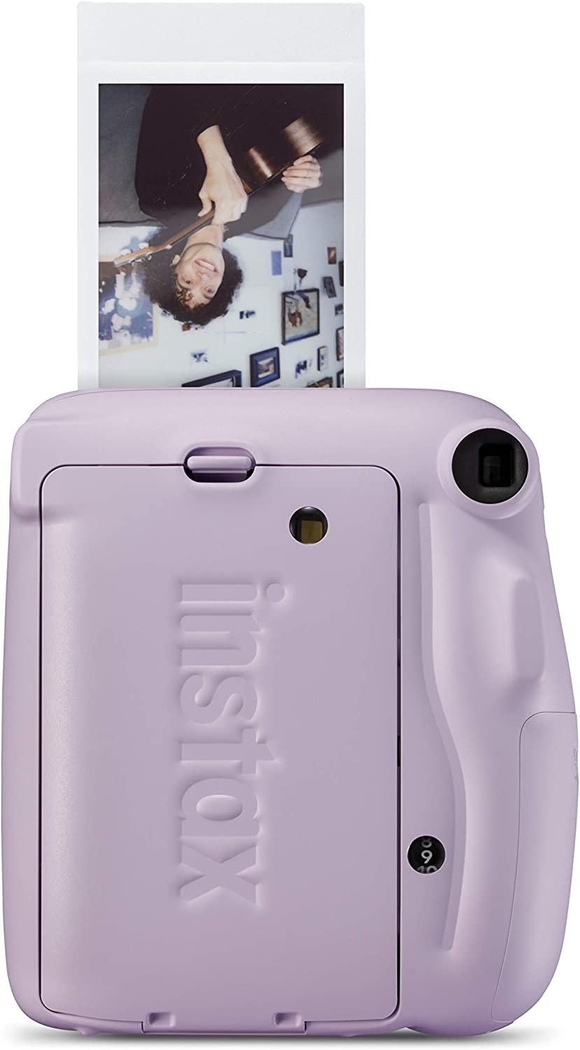 Fujifilm instax Mini 11 Instant Film Camera, auto Exposure and Built-in Selfie Lens, Lilac Purple - cambuy-lives