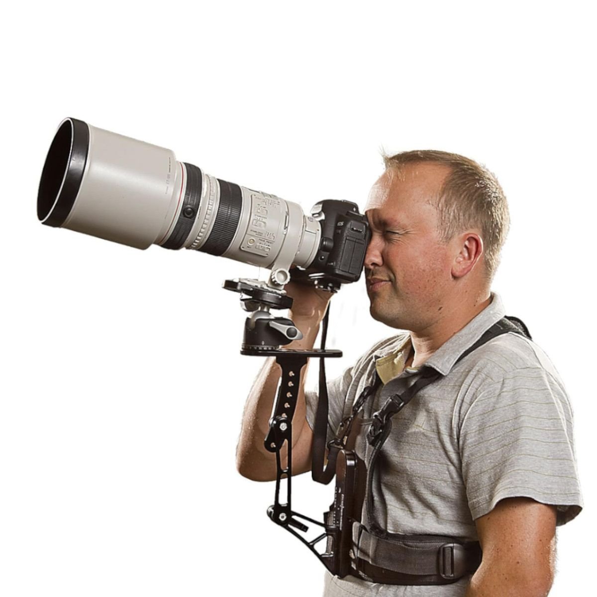 Cotton Carrier CCS Steady Shot - with Camera Vest / Black - cambuy-lives