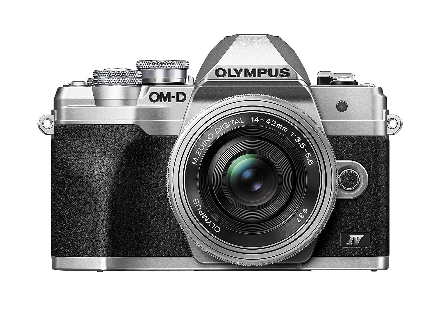 Olympus OMD-EM-10-Mark-IV Mirrorless Digital Camera with Lens 14-42mm f3.5-5.6-EZ Silver - cambuy-lives