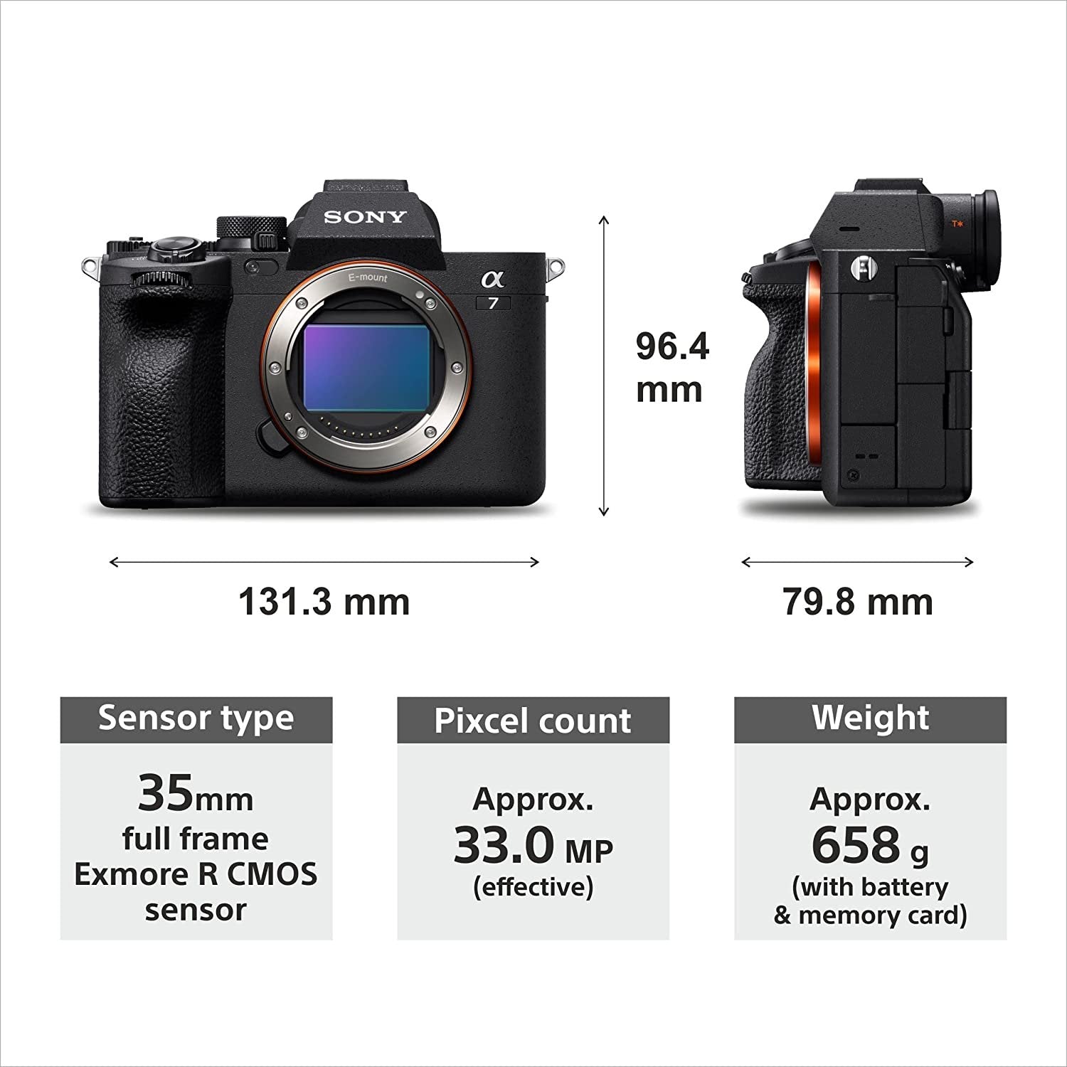 Sony Alpha ILCE-7M4K Full Frame Mirrorless Camera with 28-70mm Digital Zoom Lens - cambuy-lives