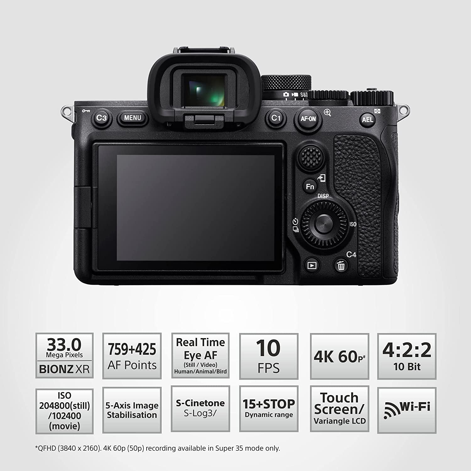 Sony Alpha ILCE-7M4K Full Frame Mirrorless Camera with 28-70mm Digital Zoom Lens - cambuy-lives