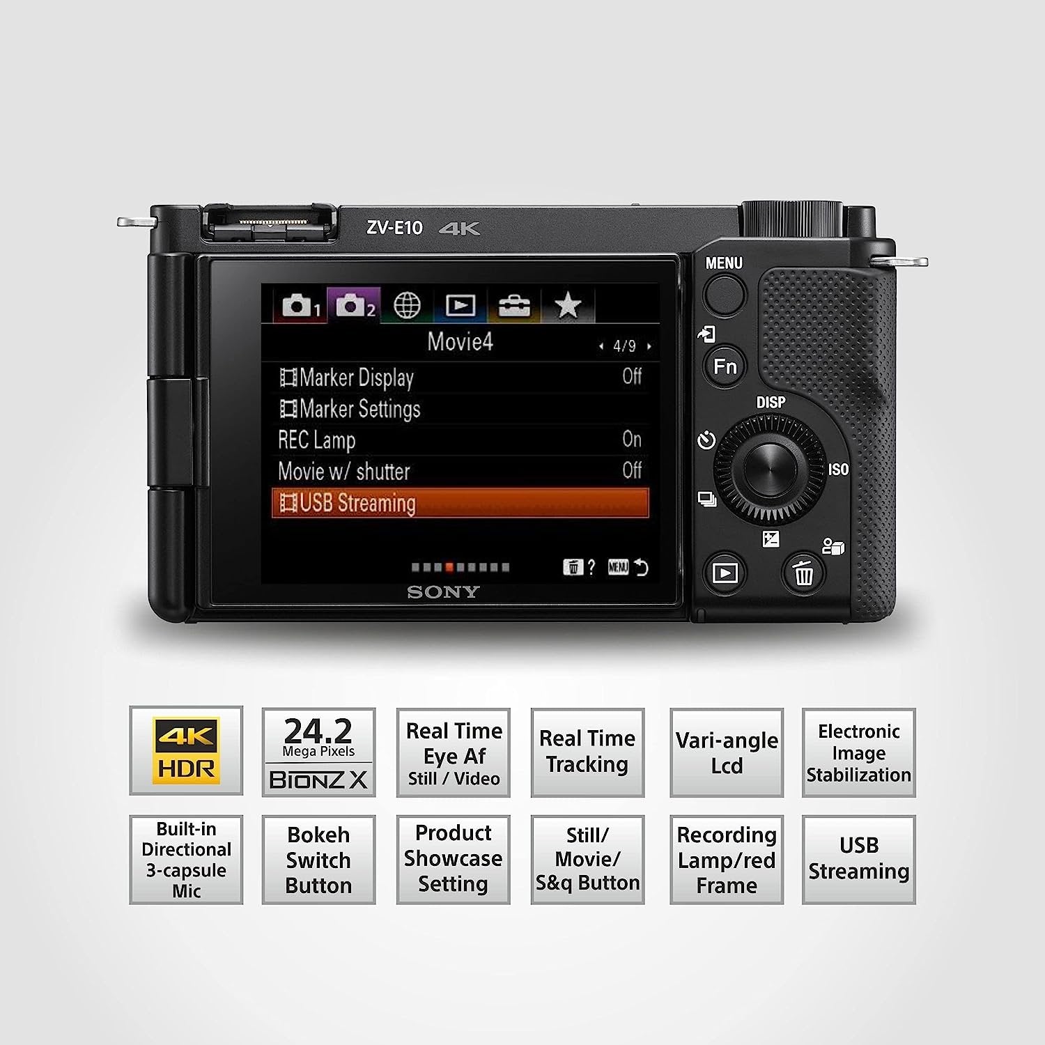 Sony Alpha ZV-E10 Mirrorless Camera Body - cambuy-lives