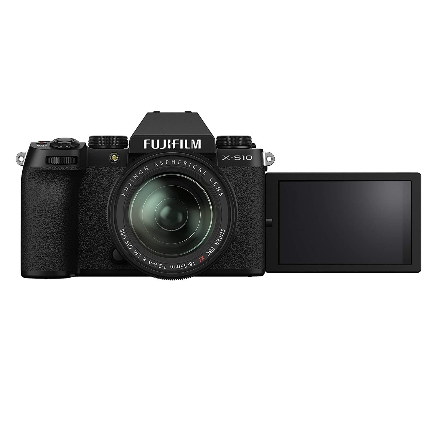 Fujifilm X-S10 Mirrorless Camera with XF 18-55mm F/2.8-4 Lens Black - cambuy-lives