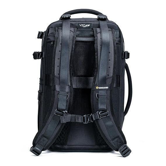 Vanguard Camera Backpack |VEO Select 47BF IE Black India Exclusive Version I 1-2 Pro DSLRs with Lens Upto 70-200mm, 3-4 Lenses - cambuy-lives