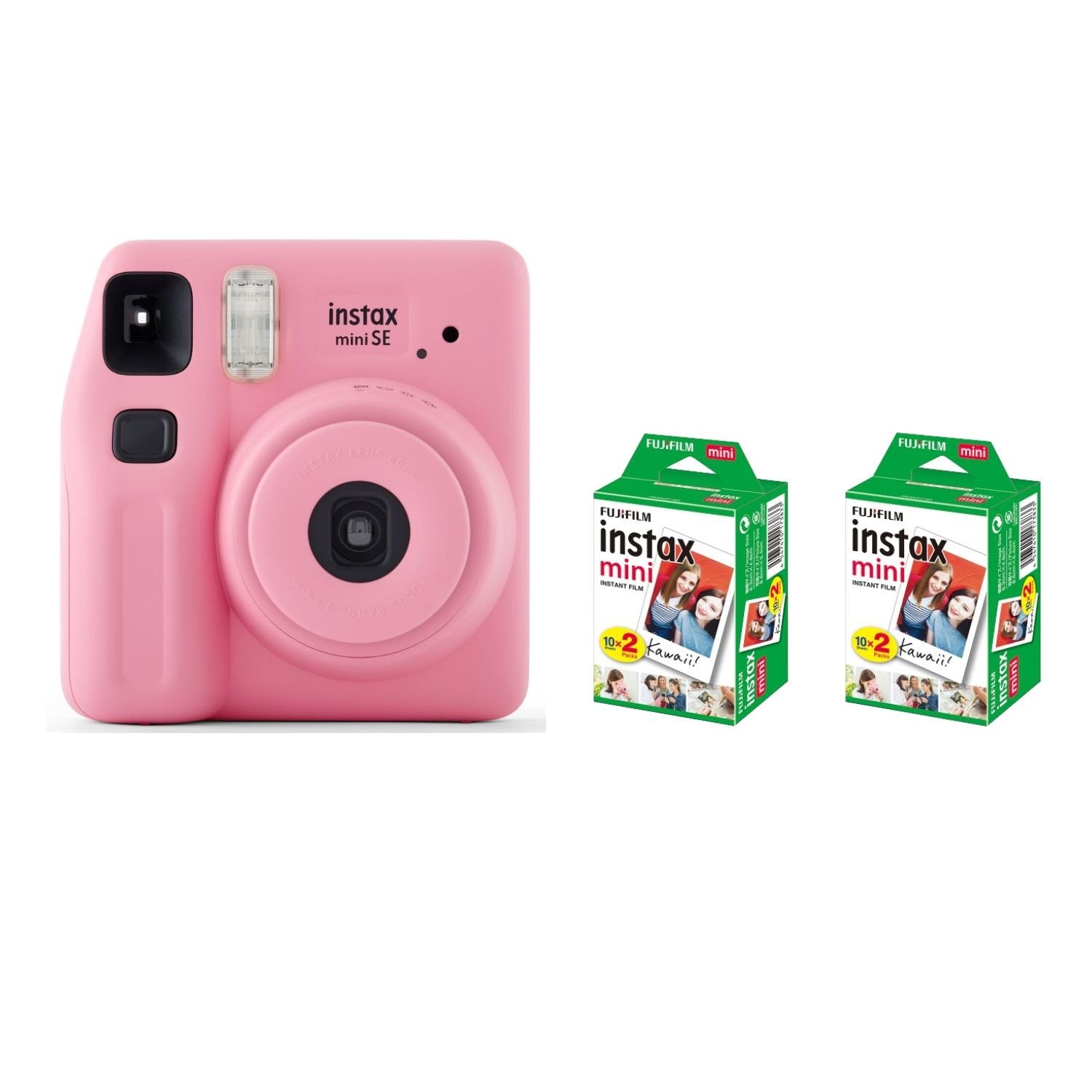 Fujifilm Instax Mini SE Joy Pack Instant Camera Pink - cambuy-lives