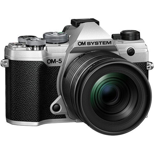 OM SYSTEM OM-5 Mirrorless Camera with 12-45mm f/4 PRO Lens Kit Silver - cambuy-lives