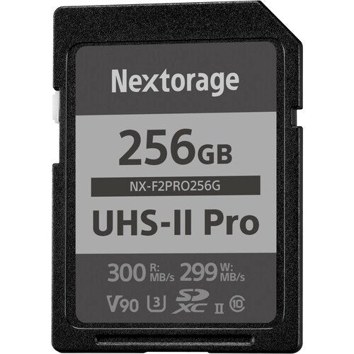 Nextorage 256GB NX-F2PRO Series UHS-II V90 SDXC Memory Card - cambuy-lives