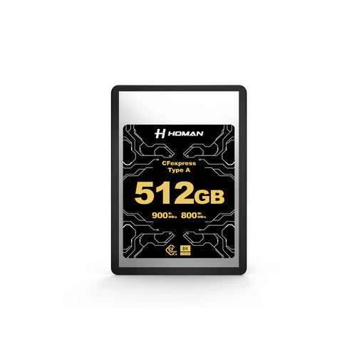 HOMAN CF Express Card Type-A 512GB fit for Any Environmental Temperature from -10 Degree to 70 Degree Celsius with 10 Year Warranty & Recovery - cambuy-lives