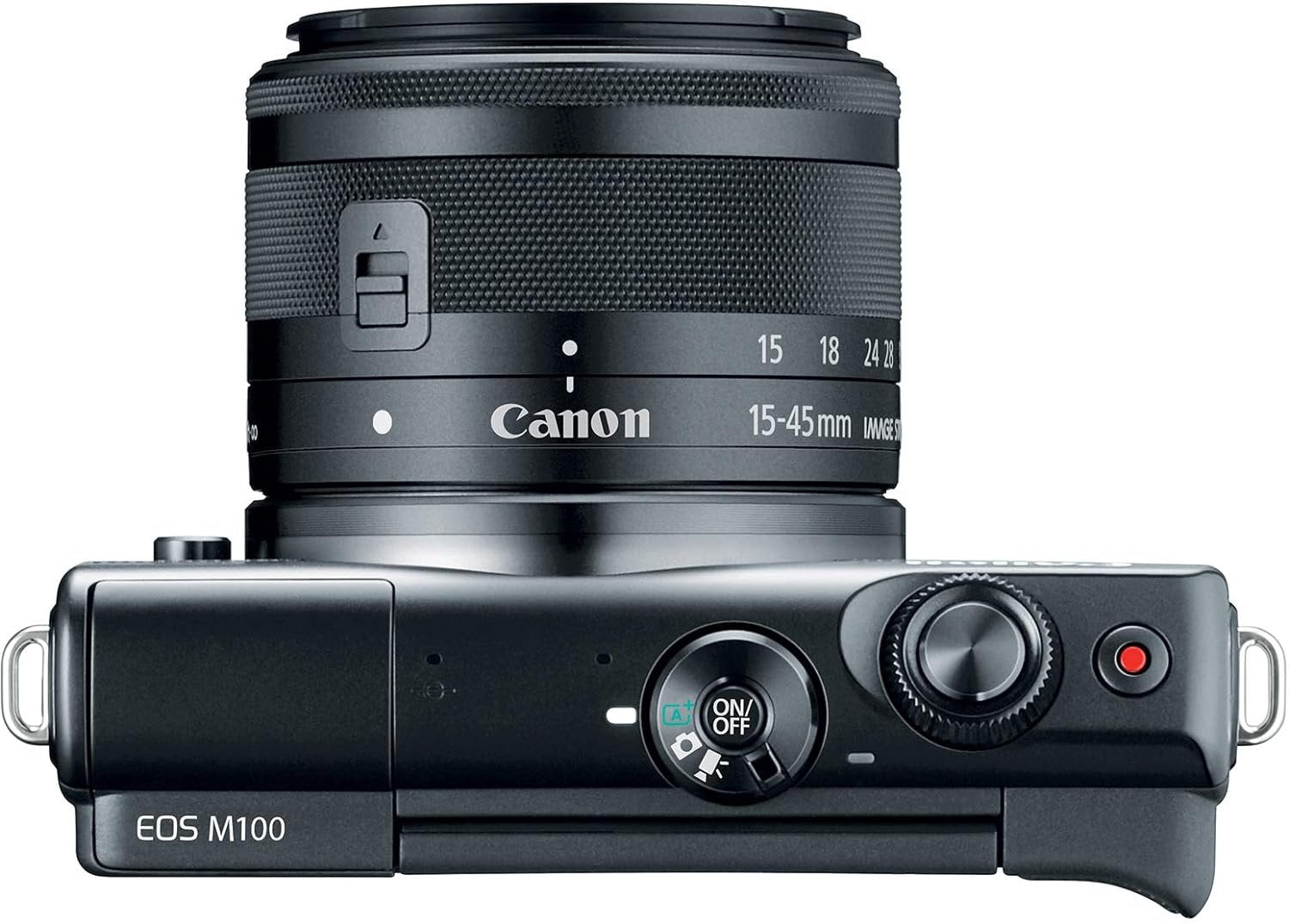 Canon EOS M100 Mirrorless Camera with 15-45mm Lens Used - cambuy-lives