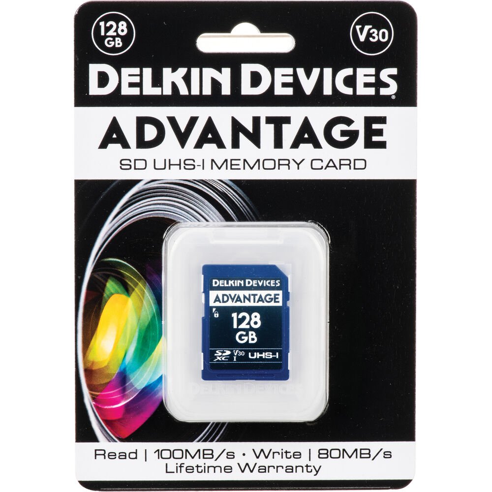 Delkin Devices 128GB Advantage UHS-I SDXC Memory Card - cambuy-lives